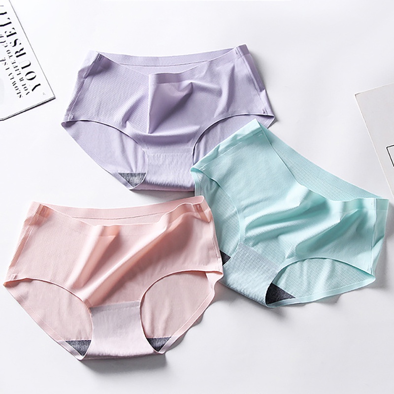 Quần lót nữ su gân tăm Havana kháng khuẩn cạp vừa không đường may, có size lớn FLQ09