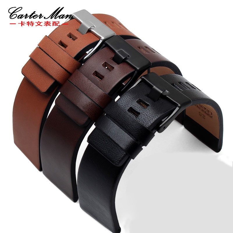 4-23✈Dây Đeo Bằng Da Cho Đồng Hồ diesel dz7332 dz7314 dz7311 24 26mm