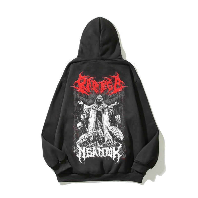 ÁO HOODIE FORM RỘNG NAM NỮ HELLL