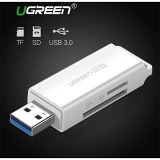 Đầu Đọc Thẻ UGREEN 3.0 Đọc Thẻ MicroSD/SD [Đen] [Chính Hãng]