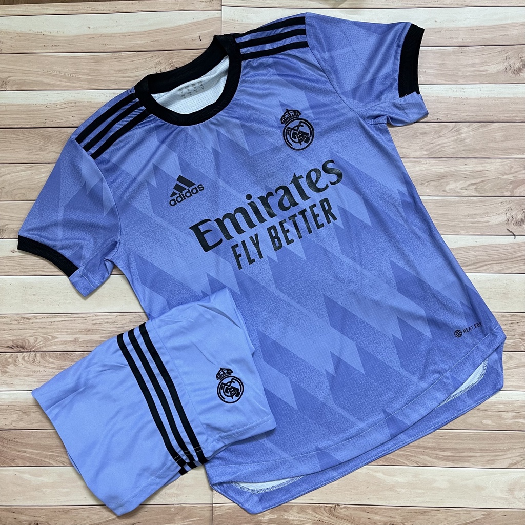 Áo Bóng Đá Real Madrid/Quần Áo Bóng Đá Câu Lạc Bộ Real Madrid-Vải Gai Thái Cao Cấp
