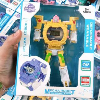 Đồ chơi cho bé học xem giờ hình robot