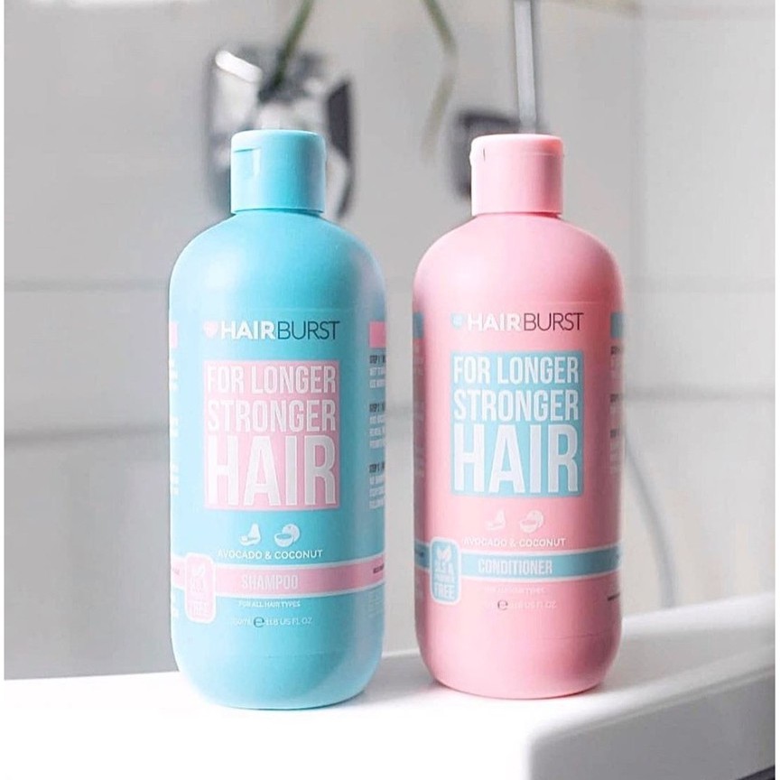 [Nhập HANG2708 giảm 8% đơn 300K] Bộ Dầu Gội & Dầu Xả HAIRBURST Hỗ Trợ Mọc Tóc 350ml X 2 Món cực tốt của Anh