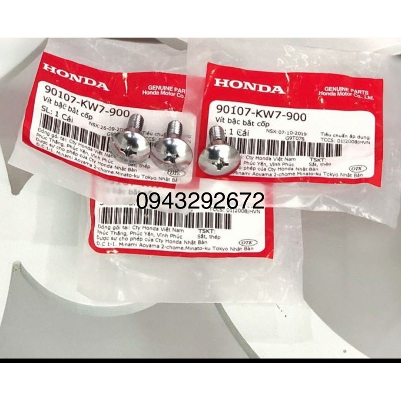 3 ốc bắt cốp xe Wave Thái, Alpha, Zx Honda