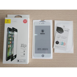 Kính cường lực full màn trắng cho iPhone 7 Plus - hiệu Baseus