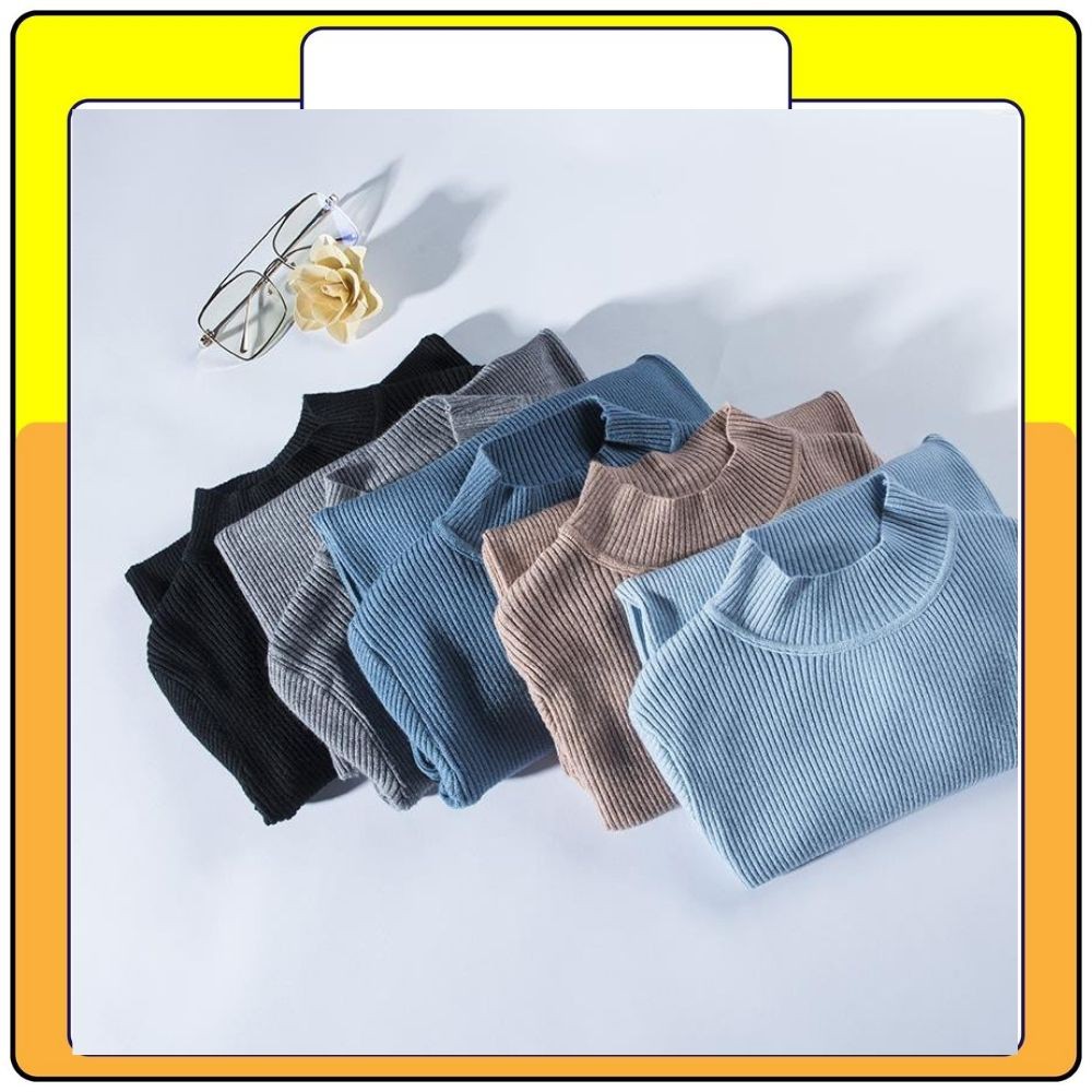 Áo len tăm nữ dài tay cổ 3 phân freesize phong cách Hàn Quốc, áo body kiểu dáng basic nhiều màu Queenshop | BigBuy360 - bigbuy360.vn