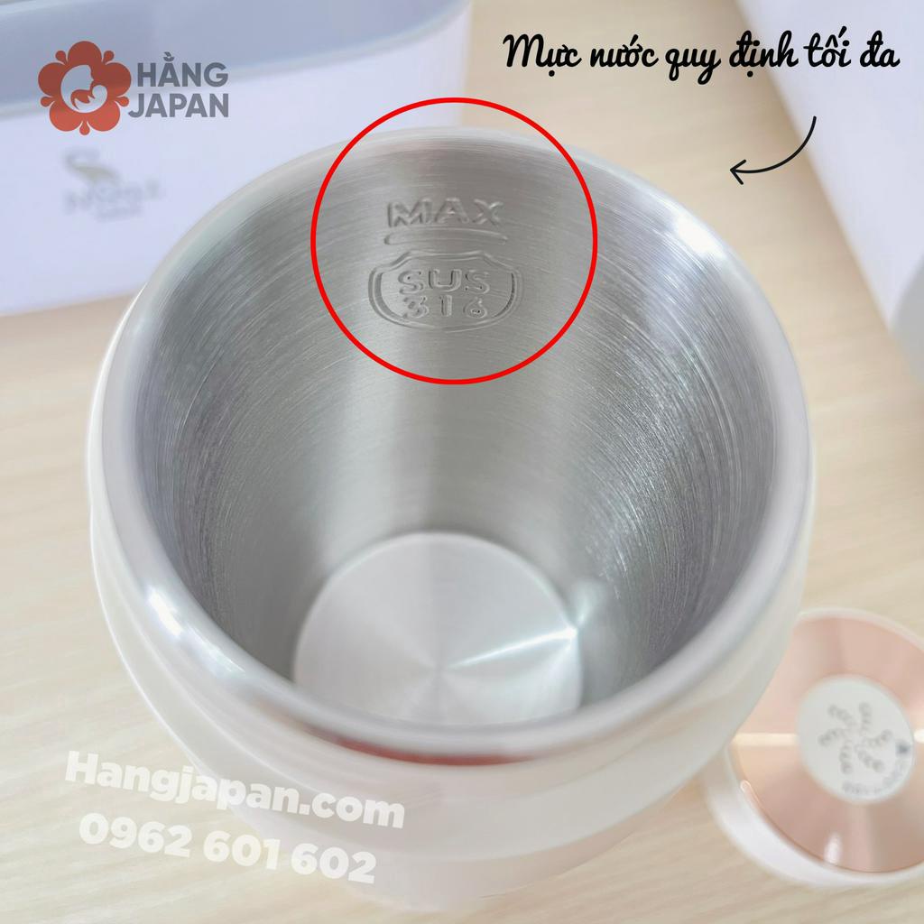 Bình đun nước pha sữa di động Moazbebe MB058 cho bé, bình dun sôi,giữ nhiệt, hâm nước, pha trà,cafe - BH 12 THÁNG