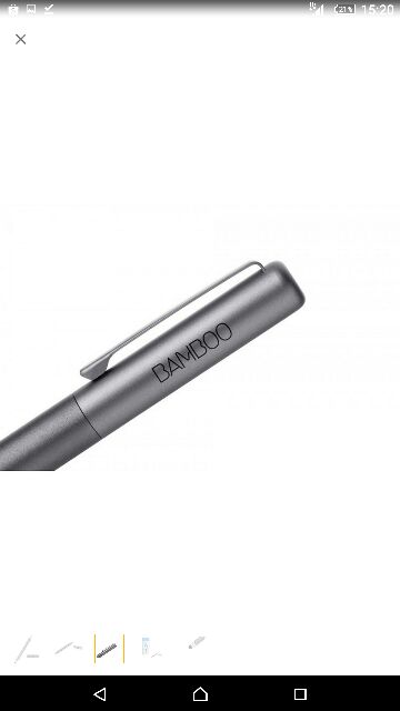 Bút Bi Có Đầu Cảm Ứng Wacom Bamboo Stylus Duo - Hàng chính hãng