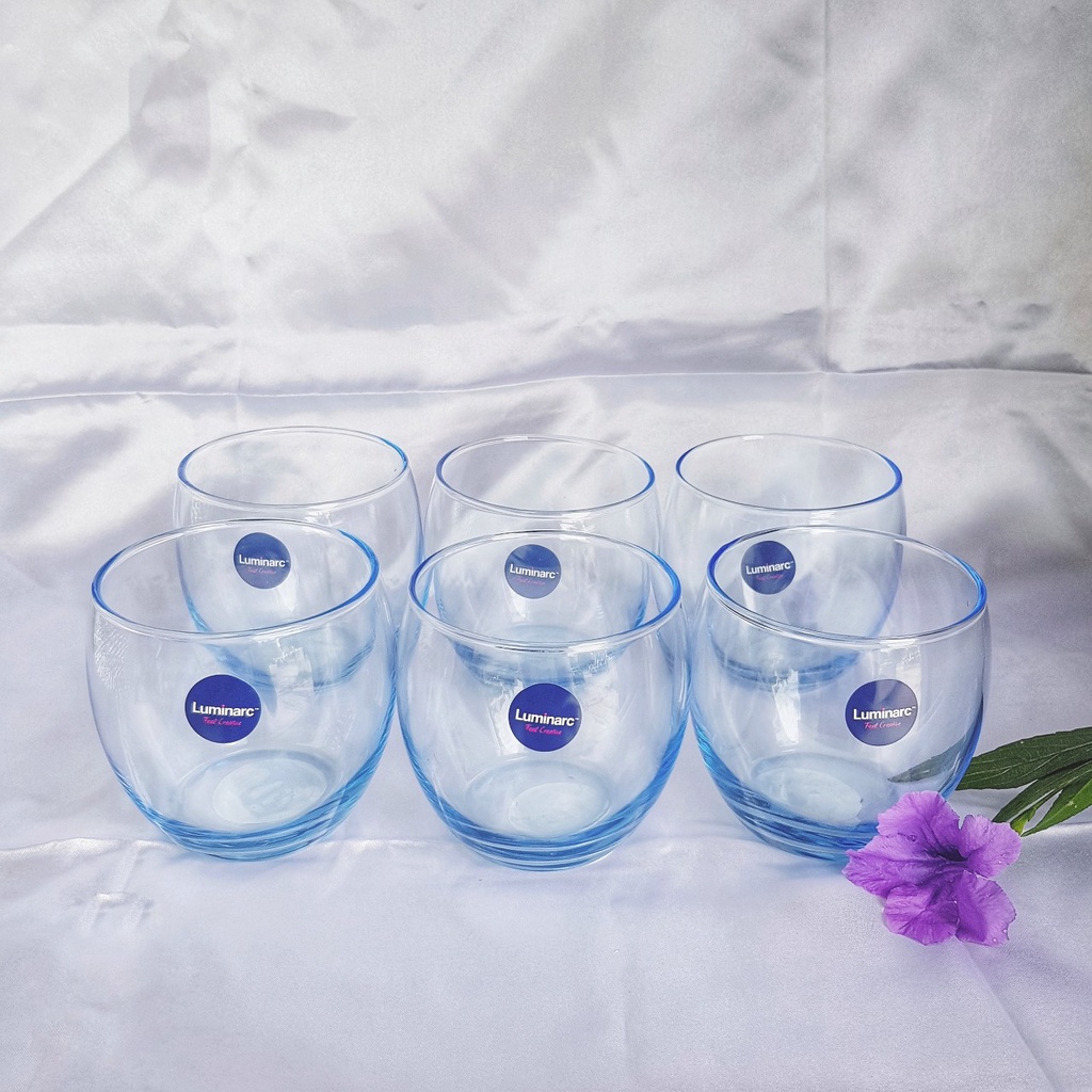 Cốc thủy tinh- bộ 6 cốc thủy tinh luminarc ngắn cao cấp