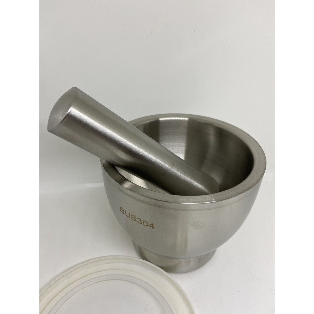 [Sale tới tấp] Bộ cối chày inox 304 cao cấp 1 khối phong cách châu Âu siêu nặng đăm nhẹ nhàng ko văng inoxthanhhuyen