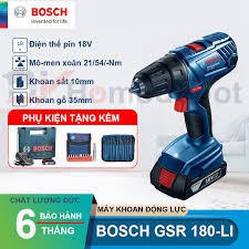 Máy vặn vít dùng Pin Bosch GSR 180-LI (18V)