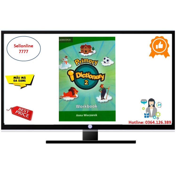 Bản đẹp Primary I Dictionary 1,2,3 ( tùy y chọn 1 đến 3 )
