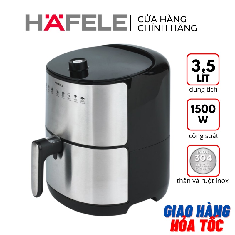 Nồi chiên không dầu 3,2 lít Hafele AF-68A / 535.43.710 1500W - Hàng chính hãng