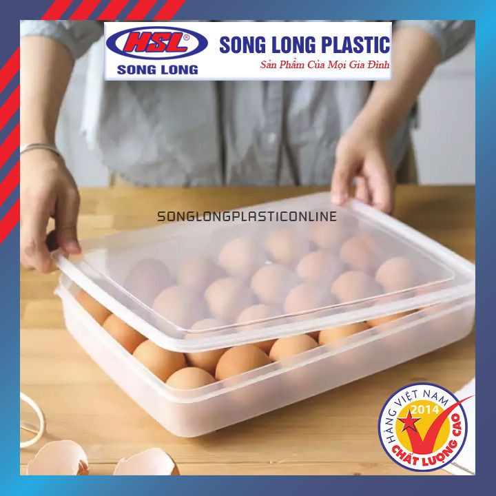   Hộp, Khay Đựng Trứng gà, trứng vịt 24 quả Song Long 2795