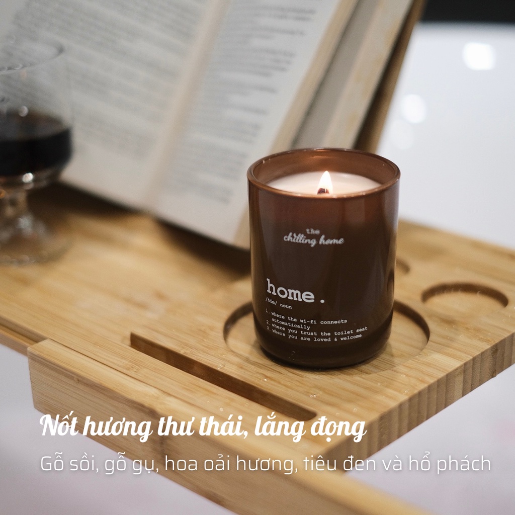 Nến thơm cao cấp Home nhóm hương gỗ