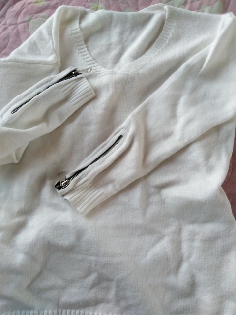 Áo len tay khoá thời trang ( coi kĩ ảnh thật phía cuối ) | BigBuy360 - bigbuy360.vn