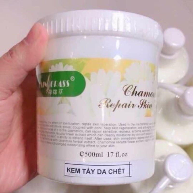 Gel Tẩy Da Chết Hoa Cúc Spa Hũ 500gr Gel Hoa Cúc Tẩy Da Sừng