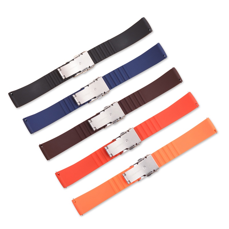 Dây Đeo Đồng Hồ Bằng Cao Su Silicone 18mm 20mm 22mm 24mm