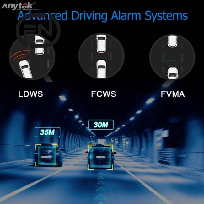 Camera hành trình X28 DVR WiFi ADAS HD 1080P -IP kèm phụ kiện cho ô tô | BigBuy360 - bigbuy360.vn