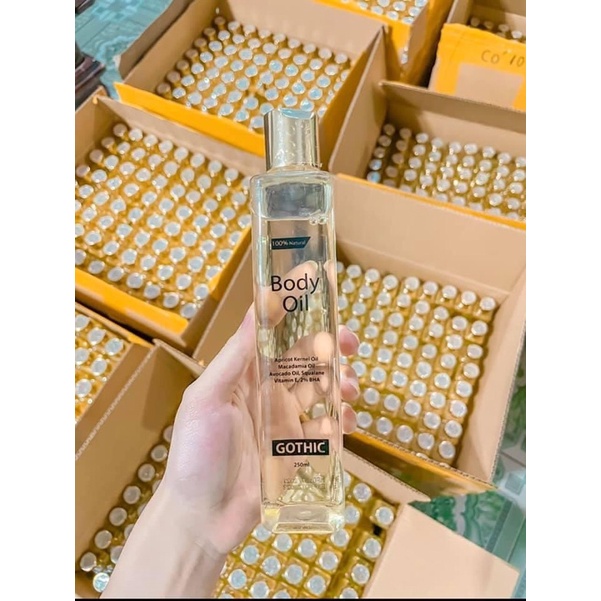 DẦU DƯỠNG DA BODY GOTHIC CHAI 150 ML (Cấp ẩm,mịn da) | BigBuy360 - bigbuy360.vn