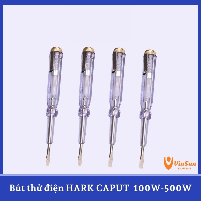 Bút Thử Điện Đa Năng HARK CAPUT Bút Thử Điện Cảm Ứng Có Đèn Báo An Toàn Chính Xác Tua Vít Thử Điện 2 Cạnh