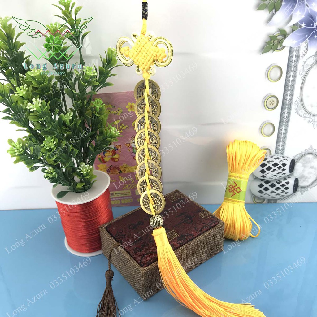 Tiền xu bát bạch (xâu 8 đồng xu) | BigBuy360 - bigbuy360.vn