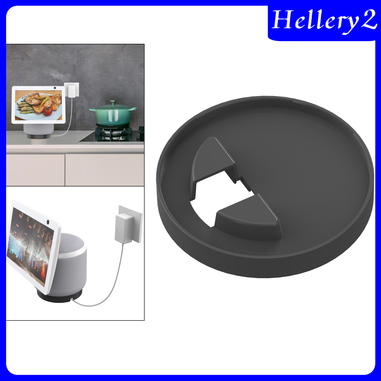 [HELLERY2]Compact Holder Stand Bracket for Echo Show 10 Smart Speaker