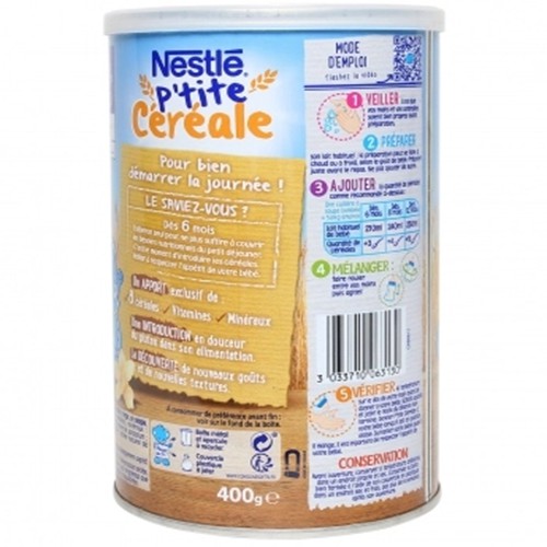 Bột pha sữa Nestle vị Vanille 6m+ (400g)