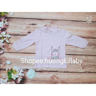 Áo dokma cổ 3 phân hồng đậm 9-24m