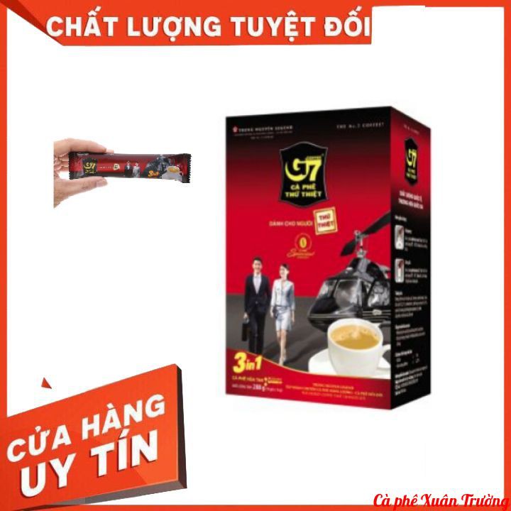 Cafe sữa hòa tan Trung Nguyên G7 3in1 hộp 18 gói x 16g  (Zin Nguyên Tem)