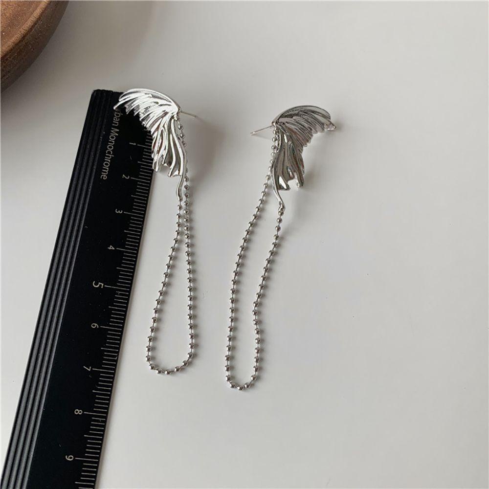 ANEMONE Set Vòng cổ Và Đôi Khuyên Tai Hình Cánh Bướm Thiết Kế Ấn Tượng