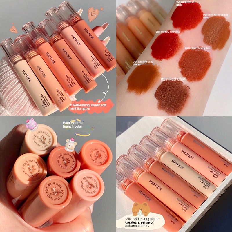 Son Môi Kiêm Bút Kẻ Viền Môi Màu Lì Hai Công Dụng