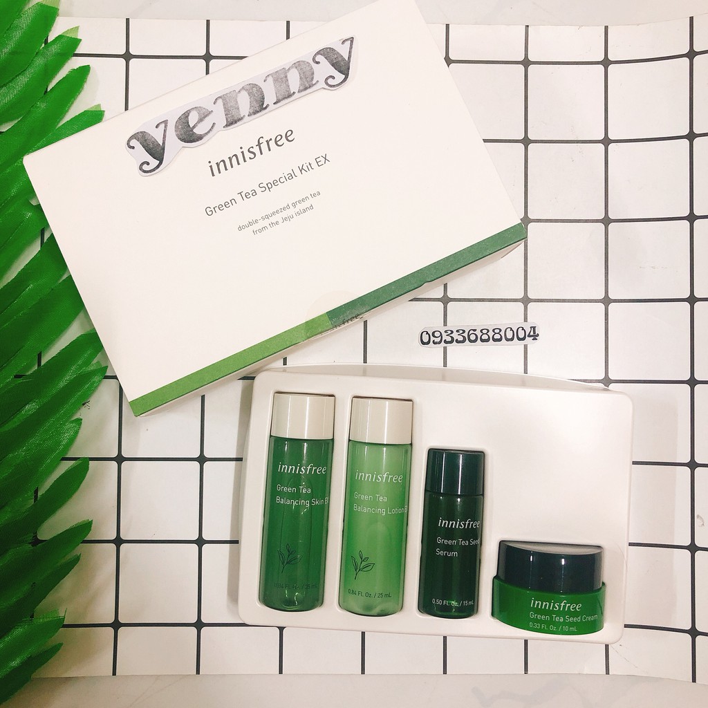 Set Dưỡng Da Trà Xanh Innisfree Green Tea Special Kit EX