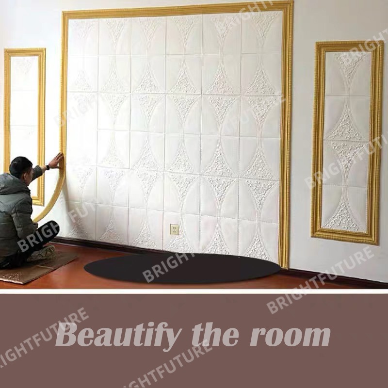 Cuộn dây dán viền tường bằng xốp 3d chống thấm nước 2.3m*10cm