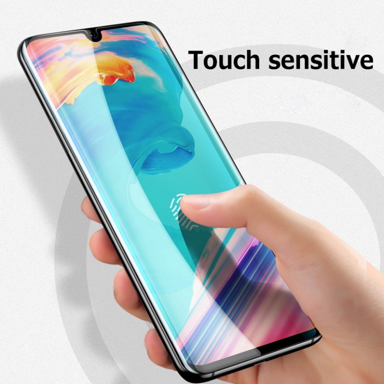 Sale 69% Kính cường lực toàn màn hình cong 2.5D cho  P30 Pro, Black Giá gốc 81000đ- 13F24-1