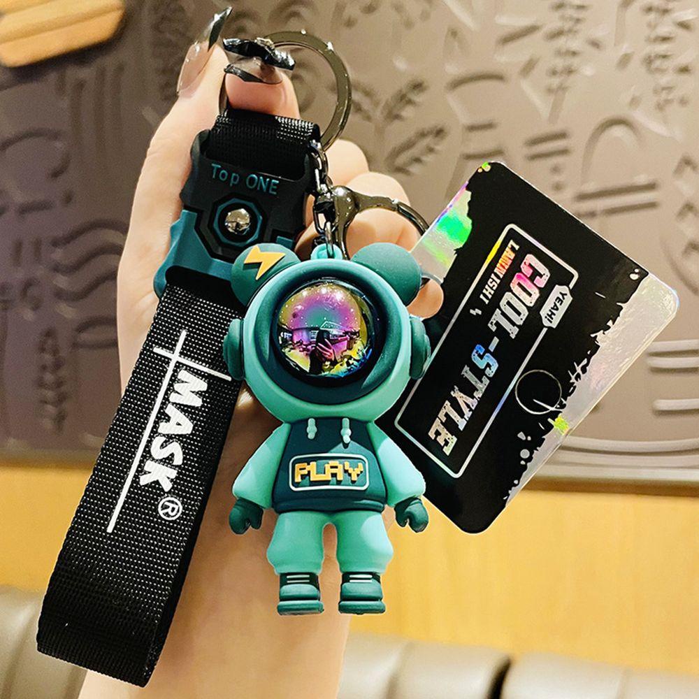 Móc Chìa Khóa Hình Chú Gấu Nhiều Màu Sắc Bằng Epoxy Sáng Tạo
