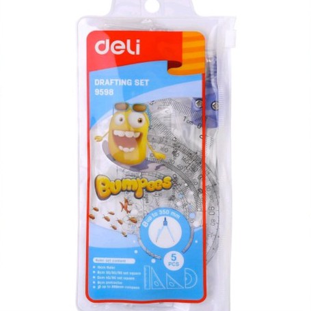 Bộ eke compa Deli 9598