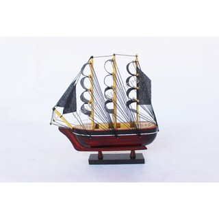 (Có video) Thuyền gỗ mini 20cm