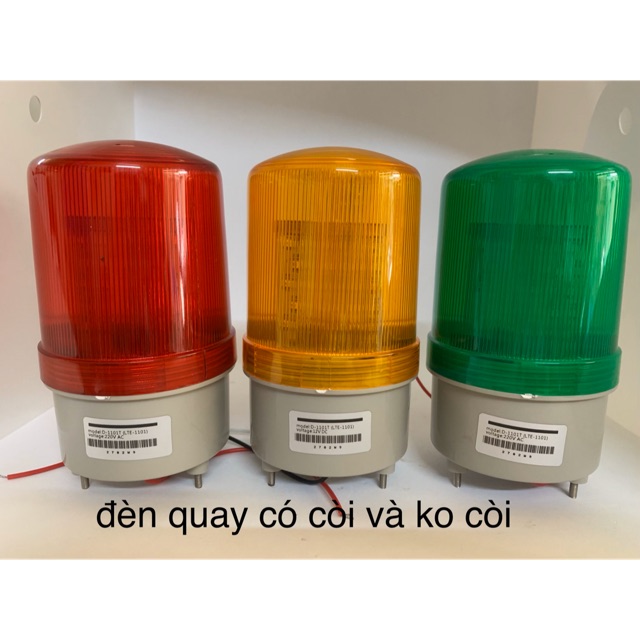 đèn quay led cảnh báo có còi