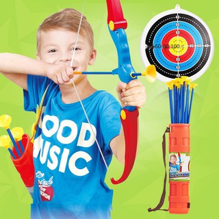 ♀✴Bộ đồ chơi cung tên cho trẻ em bắn súng trong nhà và ngoài trời hút quà tặng sinh nhật