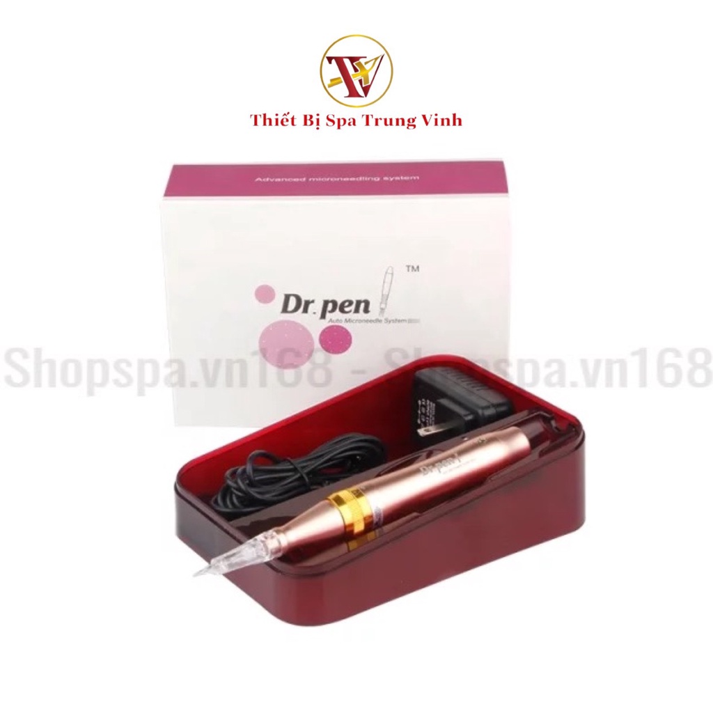 Máy Phi Kim Vàng DR PEN M5 Tích Điện Cấy Tảo, Cấy Phấn Dùng Trong Spa, Thẩm Mỹ Viện