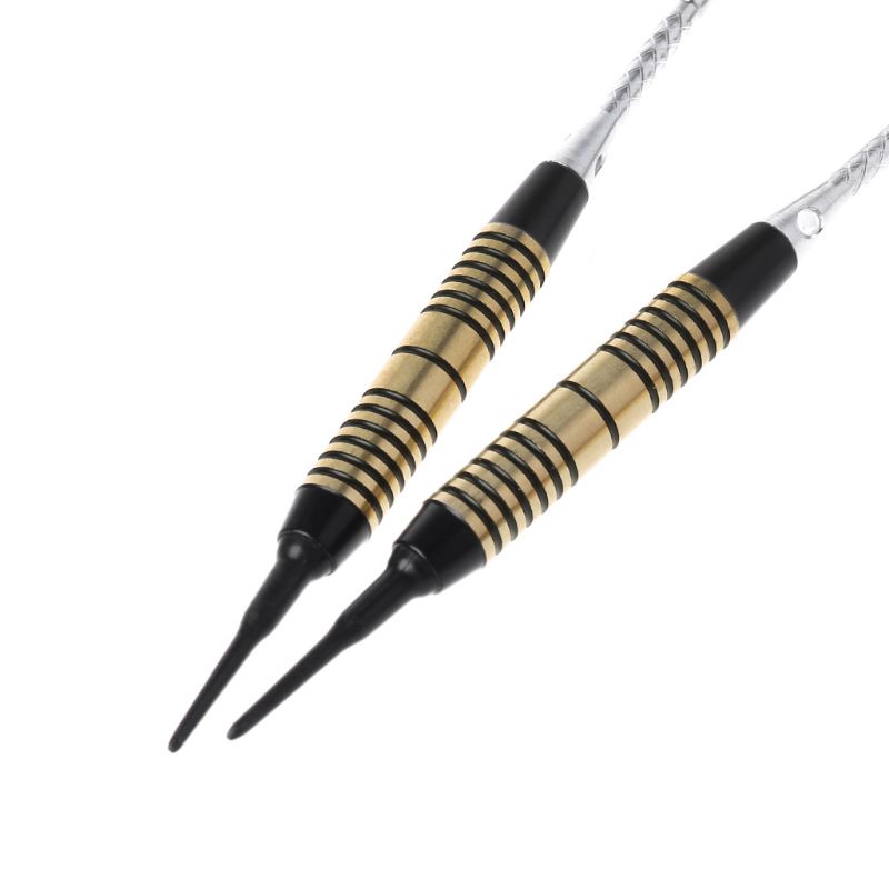 Set 3 Phi Tiêu Bằng Đồng Đen Với 2BA Đầu Phi Tiêu Mềm Và Thép Thay Thế Chuyên Nghiệp