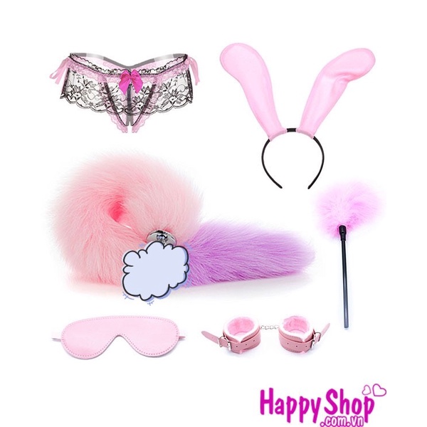 Set phụ kiện đồ ngủ cosplay thỏ + hồ ly đáng yêu SM51