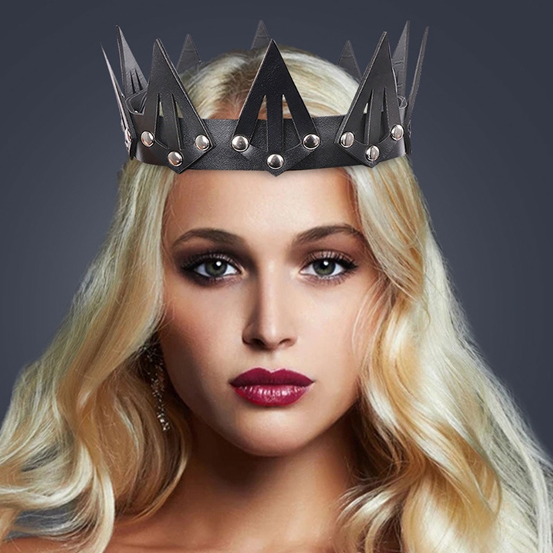 Vương Miện Da Có Gai Nhọn Hóa Trang Halloween