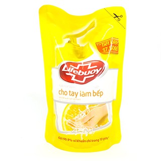 Combo 2 túi Nước rửa tay Lifebuoy cho tay làm bếp 450g