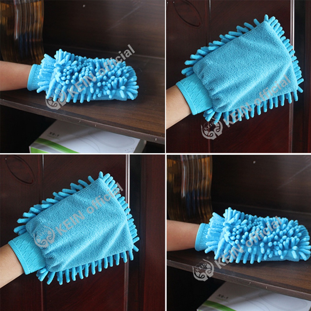Găng tay lau xe hơi vải microfiber mềm mại