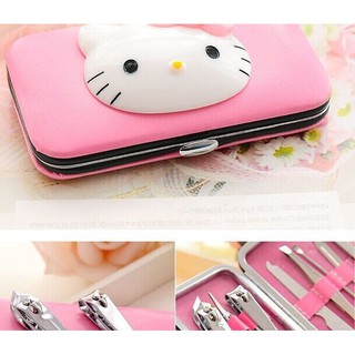 BỘ BẤM MÓNG TAY 7 MÓN HELLO KITTY _SuSuShop