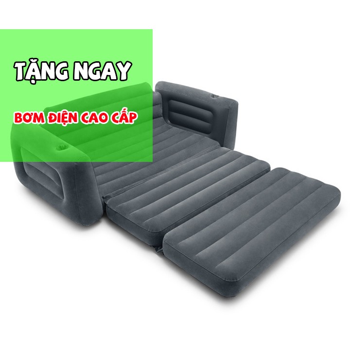 Giường Hơi Giá Rẻ - Giường Bơm Hơi Thông Minh Gấp Gọn Thành Ghế Kích thước 224x152cm