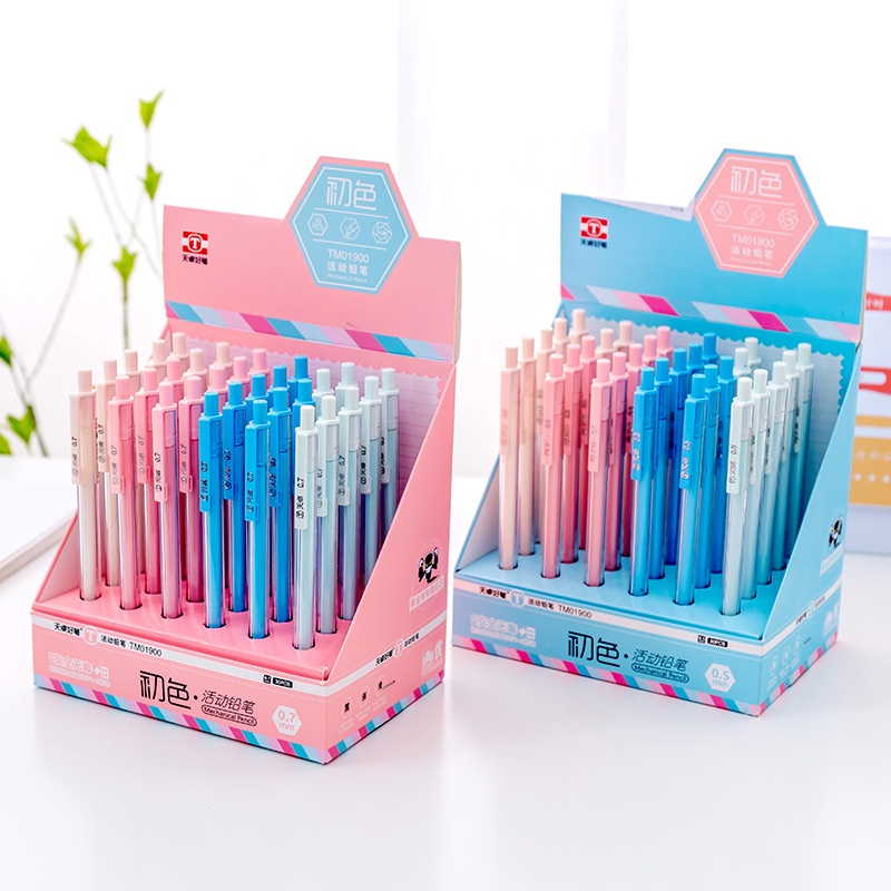 Bút Chì Bấm 0.5mm Thiết Kế Đơn Giản Sáng Tạo Tiện Dụng
