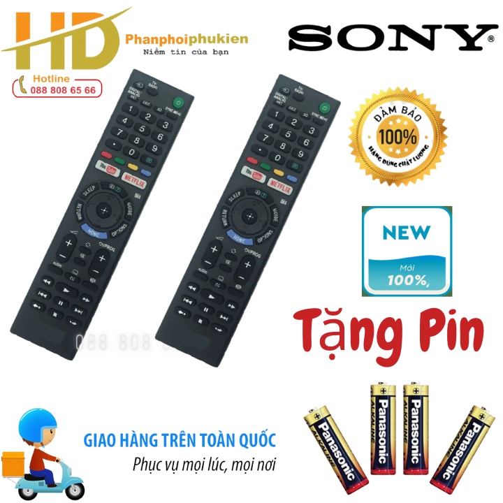 Điều khiển Smart tivi sony